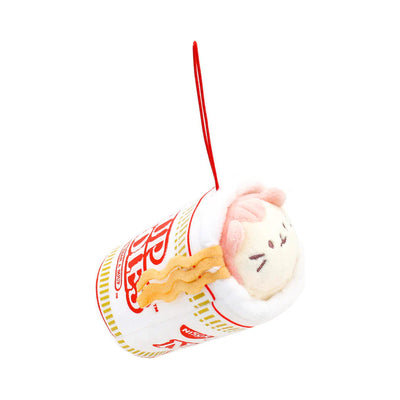 Anirollz - Llavero Mini Peluche: Cup Noodles Kittiroll (10cm)