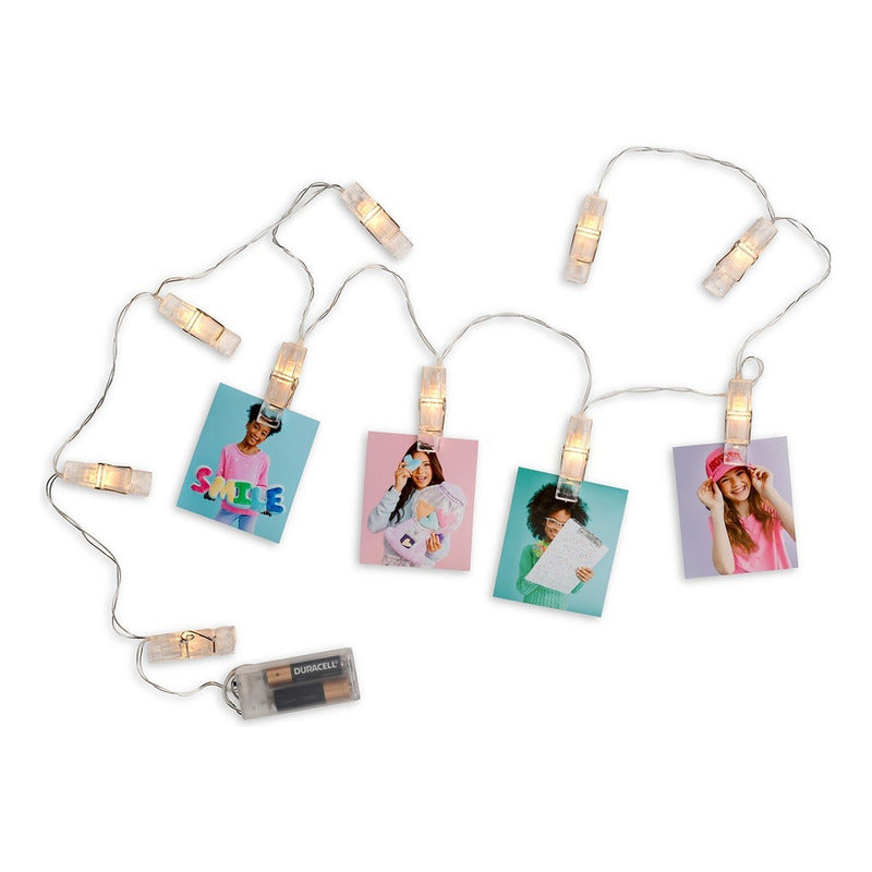 Iscream - Photo Clip String Lights: Guirnalda Decorativa (Luz Led) – Yatoys